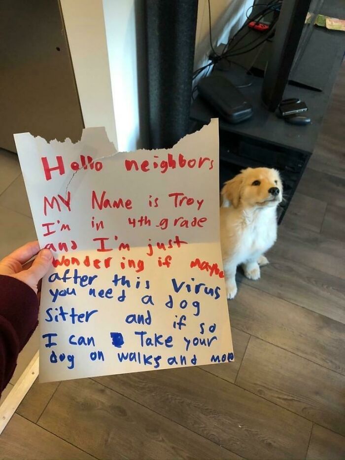 4th Grader Wants To Walk The Pupper