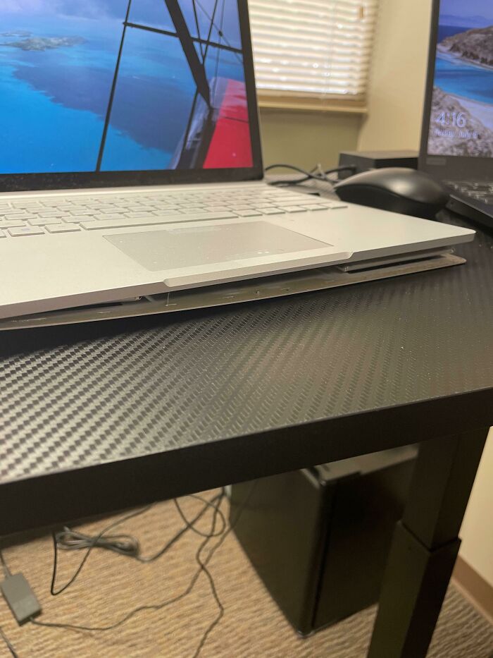 My Bosses Surfacebook He Refuses To Retire