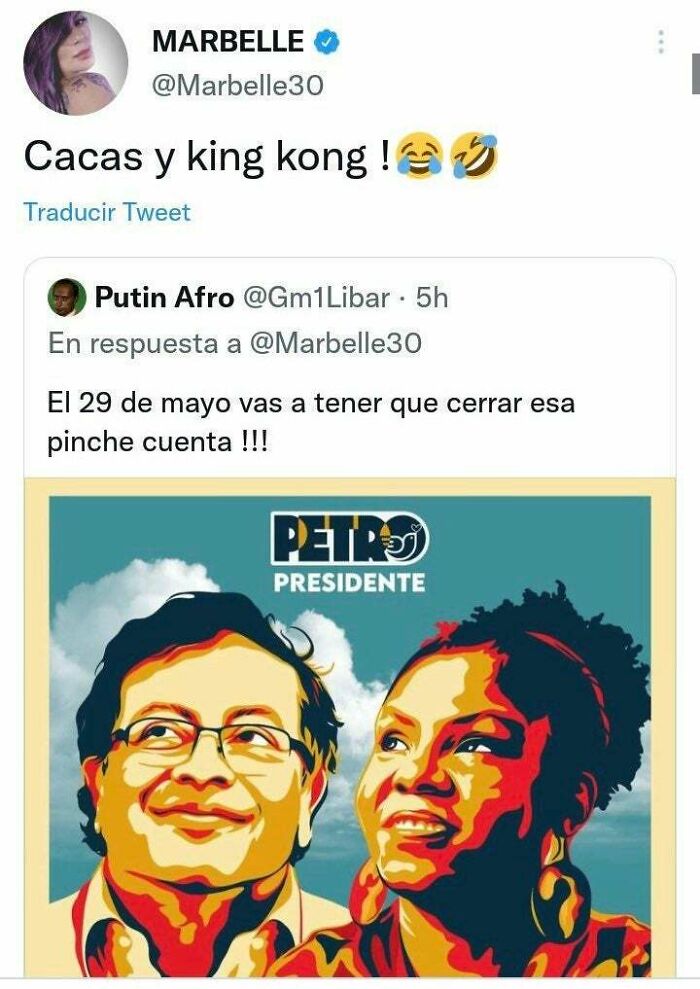 Singer But Mostly Just Polemic Colombian Figure Called Black Woman Vp Candidate King Kong On Tweet (Now Deleted) Faces Suing For Racism And Concert Cancelation