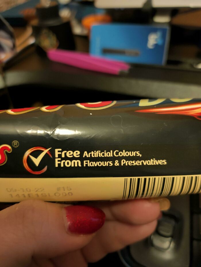 Free Artificial Colours, From Flavours & Preservatives