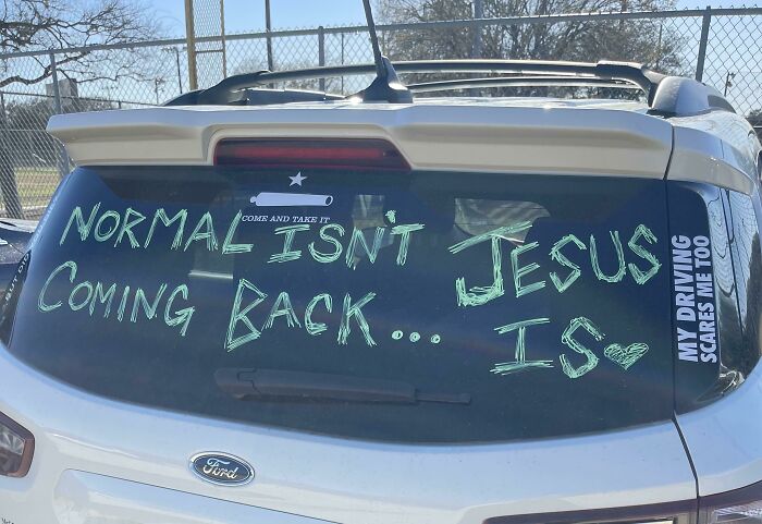 Normal Isn’t Jesus, Coming Back… Is