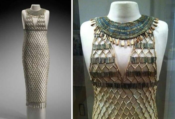 Una vestido de cuentas egipcio de 4.500 años de antigüedad