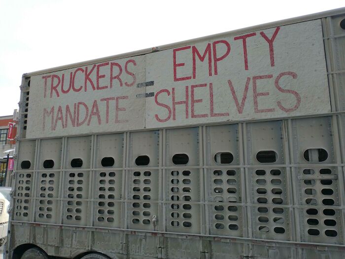 Truckers Empty Mandate Shelves