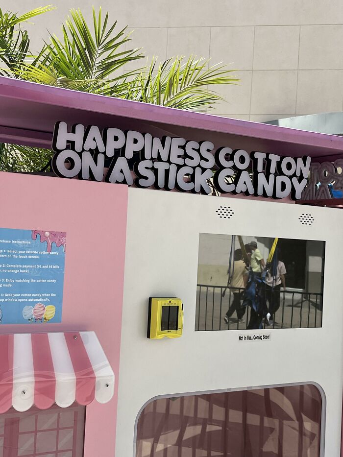 Happiness Cotton On A Stick Candy