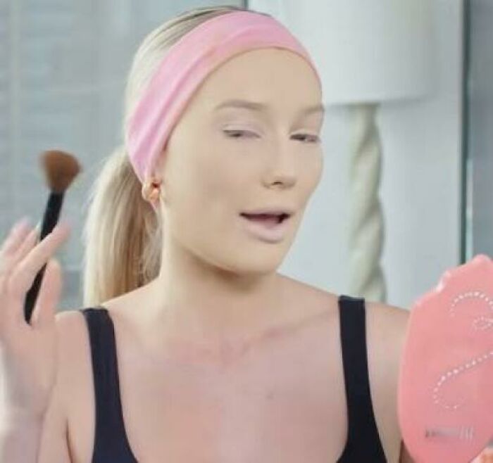 She Used 6 Pumps Of Foundation To Create This Look
