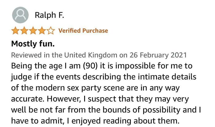 A 90 Year Old Man Reviews A Work Of Contemporary Fiction
