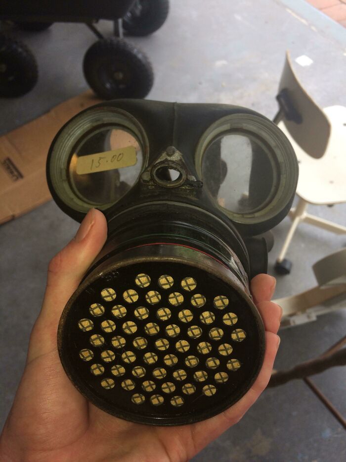 I Found A WWII British Gas Mask In The Attic Of A House We Are Renovating