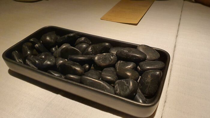 Edible Rocks Served On A Bed Of... Real Rocks