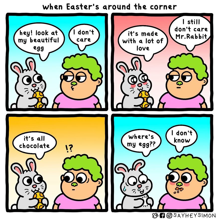 Impossible Not To Laugh With The Colorful And Funny Comics Of “Say Hey Simon Comics” (New Pics)