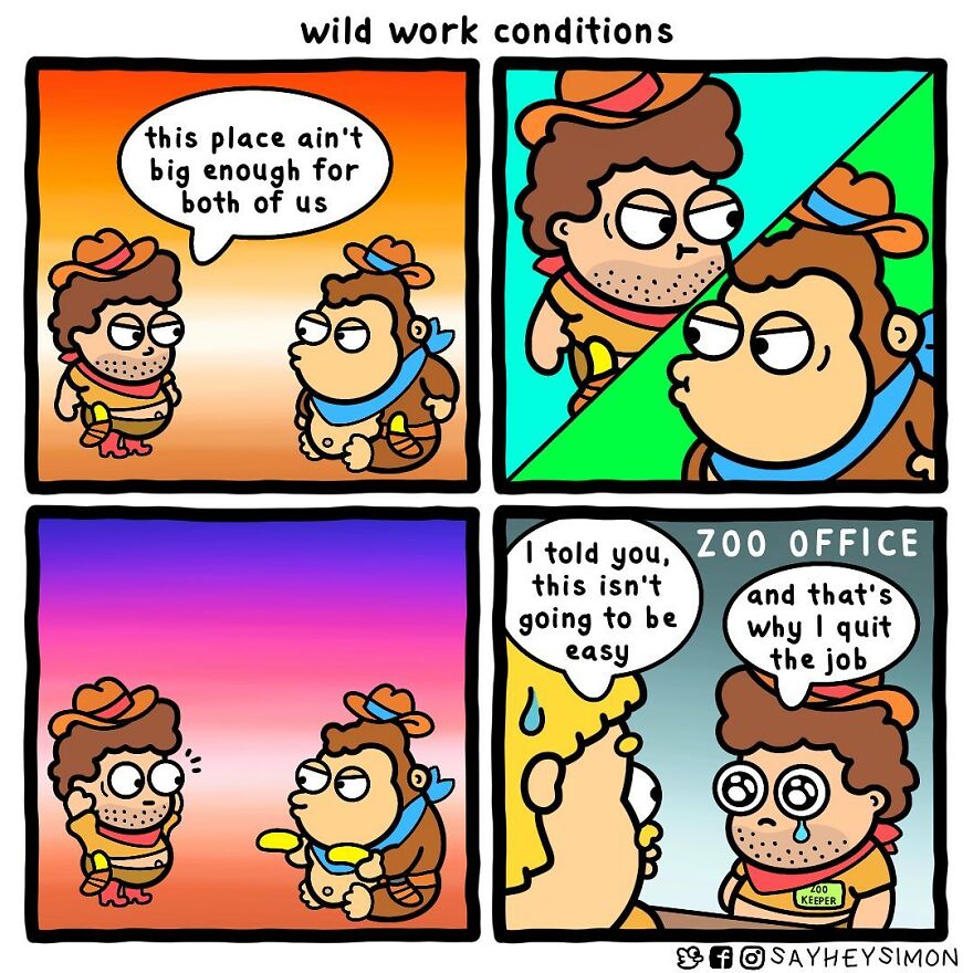 Impossible Not To Laugh With The Colorful And Funny Comics Of “Say Hey Simon Comics” (New Pics)