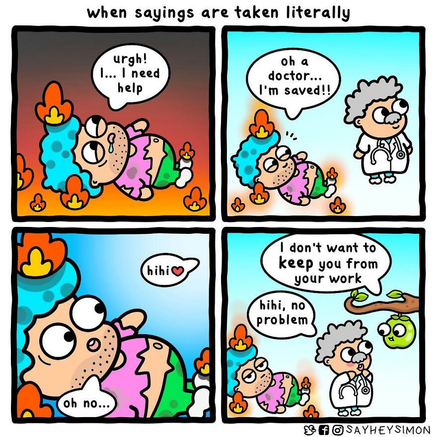 Impossible Not To Laugh With The Colorful And Funny Comics Of “Say Hey Simon Comics” (New Pics)
