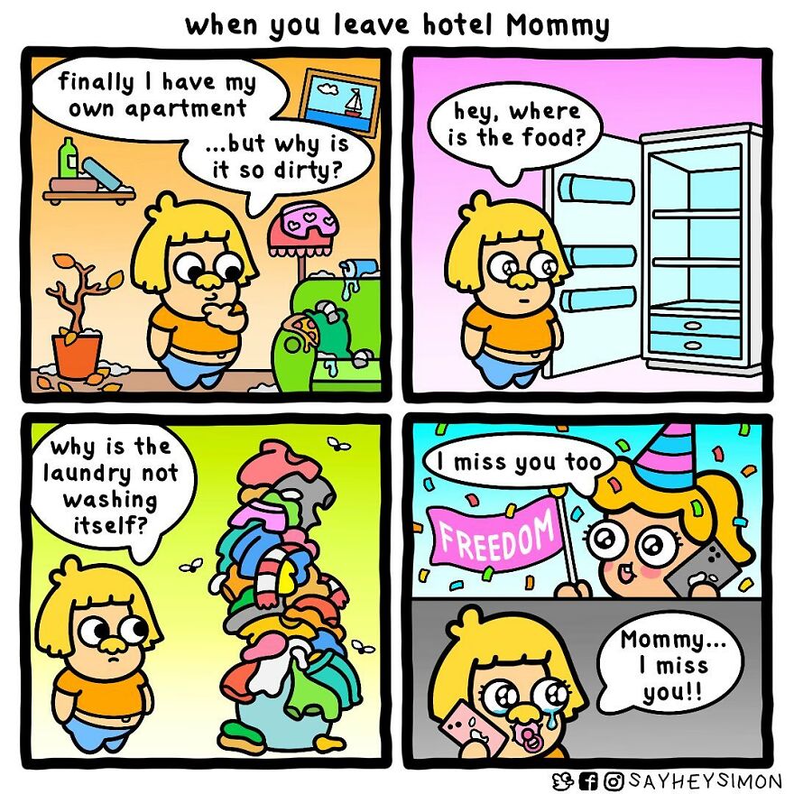 Impossible Not To Laugh With The Colorful And Funny Comics Of “Say Hey Simon Comics” (New Pics)