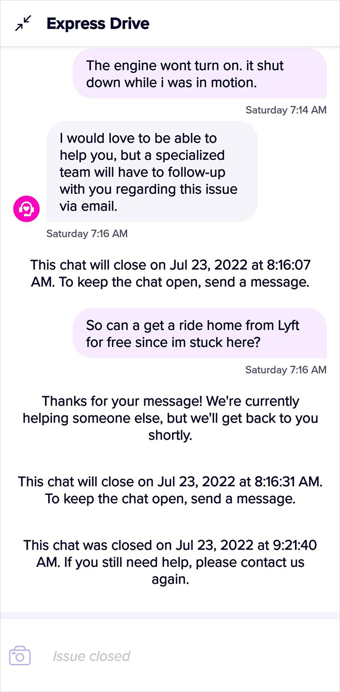 Lyft Driver Ends Up Getting Charged Over $1,000 After Picking Up A Passenger In Extreme Rain Which Damaged The HEV System And Left Him Stranded On The Road For 60 Hours Lyft Driver Ends Up Getting Charged Over $1,000 After Picking Up A Passenger In Extreme Rain Which Damaged The HEV System And Left Him Stranded On The Road For 60 Hours