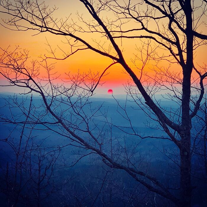 Sunset On The Pinhoti Trail, Alabama USA