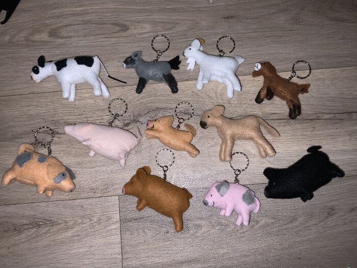 Little Felt Animal Keyrings To Raise Money For An Animal Sanctuary