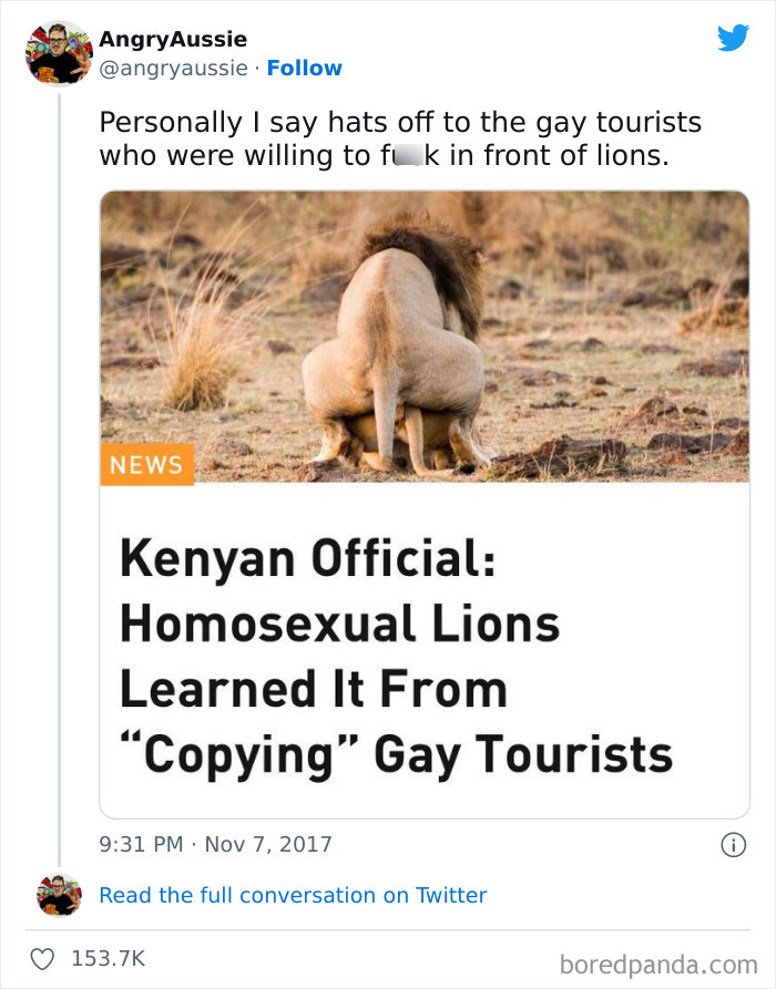 They Are Turning The Fricking Lions Gay