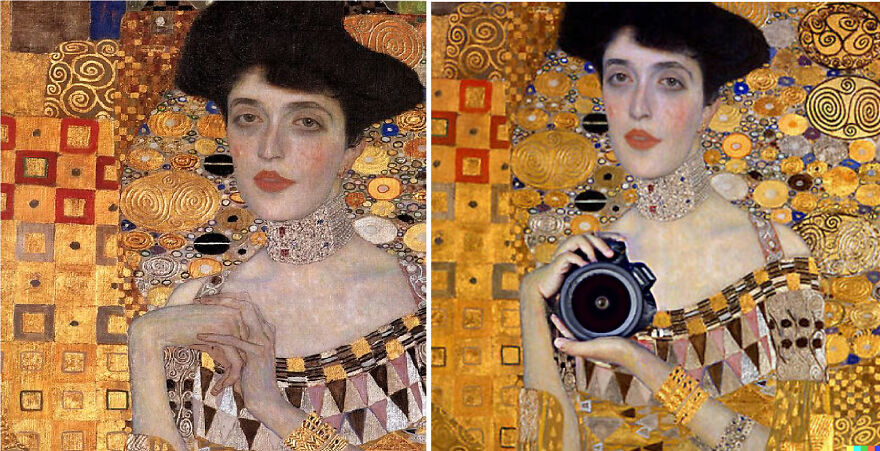 Adele By Gustav Klimt (Woah I Look So Cute Today, Lets Take A Mirror Selfie)