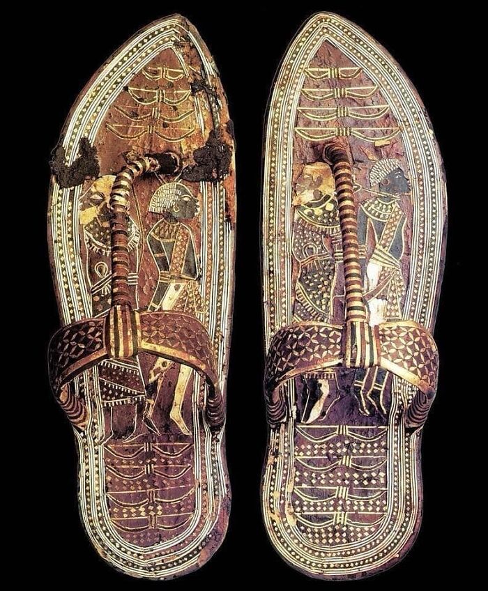 Egyptian Pharaoh Tutankhamun’s 3,300-Year-Old Sandals