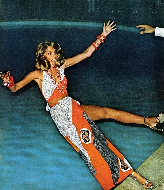 Cheryl Tiegs For Vogue, 1973 (By Helmut Newton)