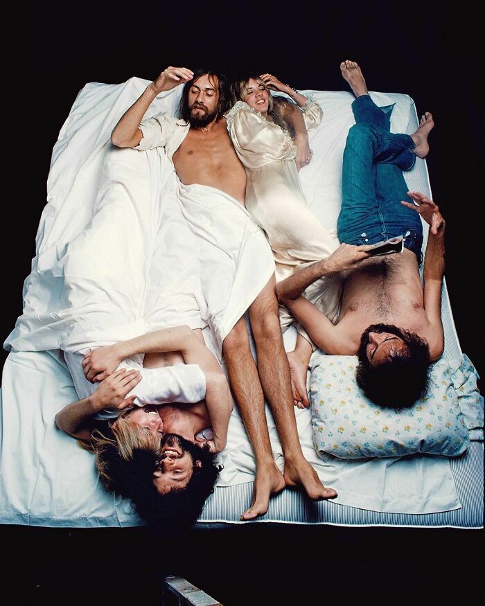 Fleetwood Mac For The Cover Of Rolling Stone, 1977 (By Annie Leibovitz)