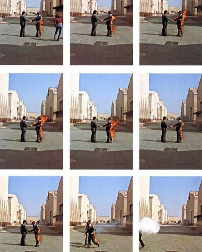 Pink Floyd's “Wish You Were Here” Album Cover Outtakes, 1975