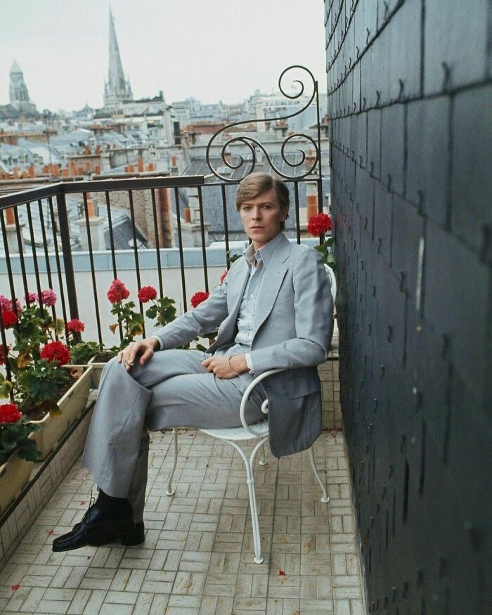 David Bowie In Paris, 1977 (By Christian Simonpietri)
