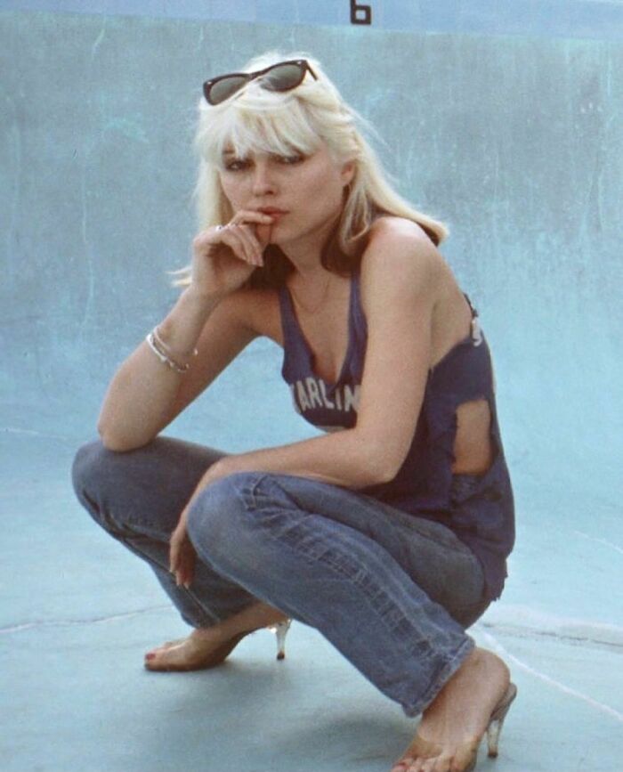 Blondie Posing For A Photo Session In Los Angeles, California, 1977 (By Suzan Carson)