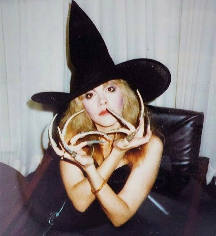 Stevie Nicks Dressed As A Witch
