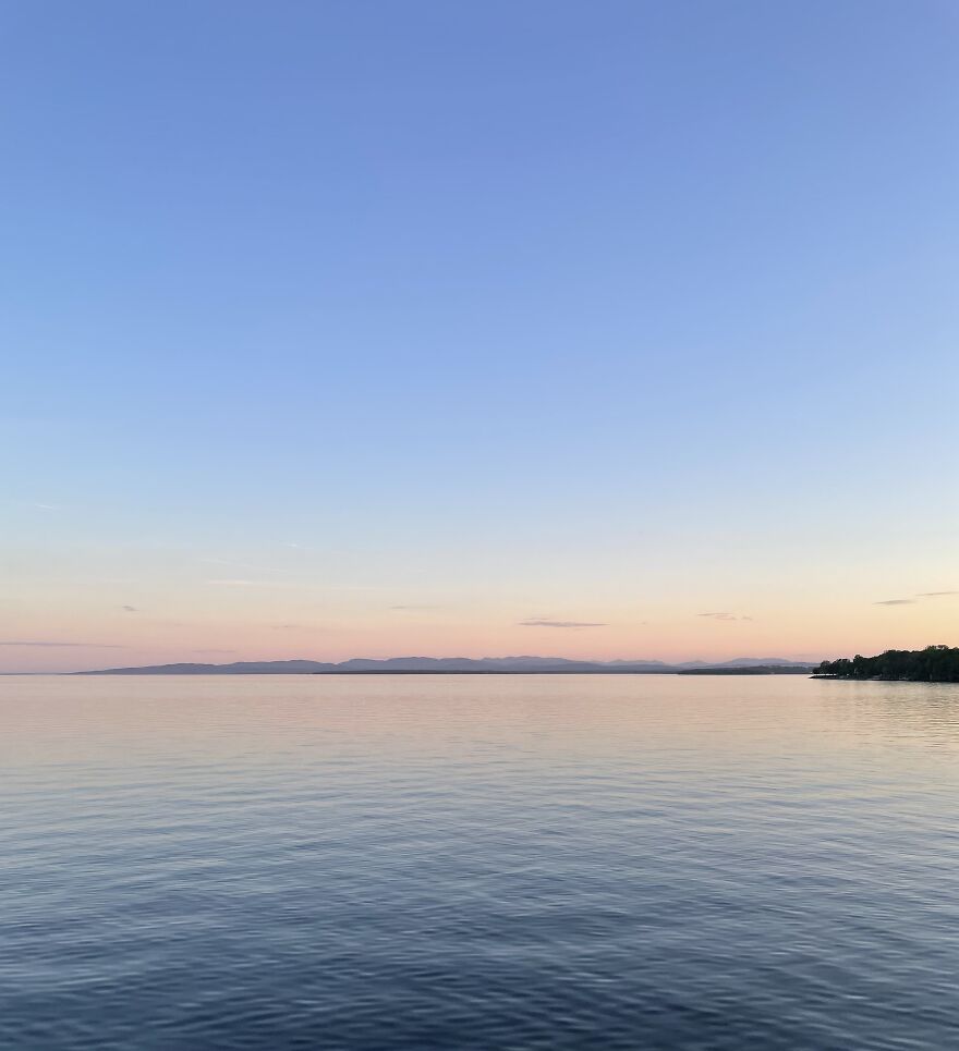 Sunset In New York On A Boat