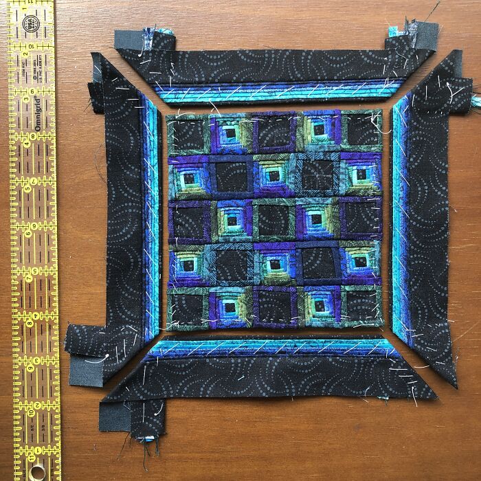 I Specialized In Tiny Art Patchwork. This One Is My Latest Project