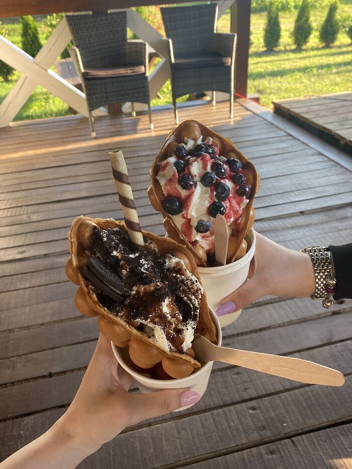 Waffle Ice-Cream!