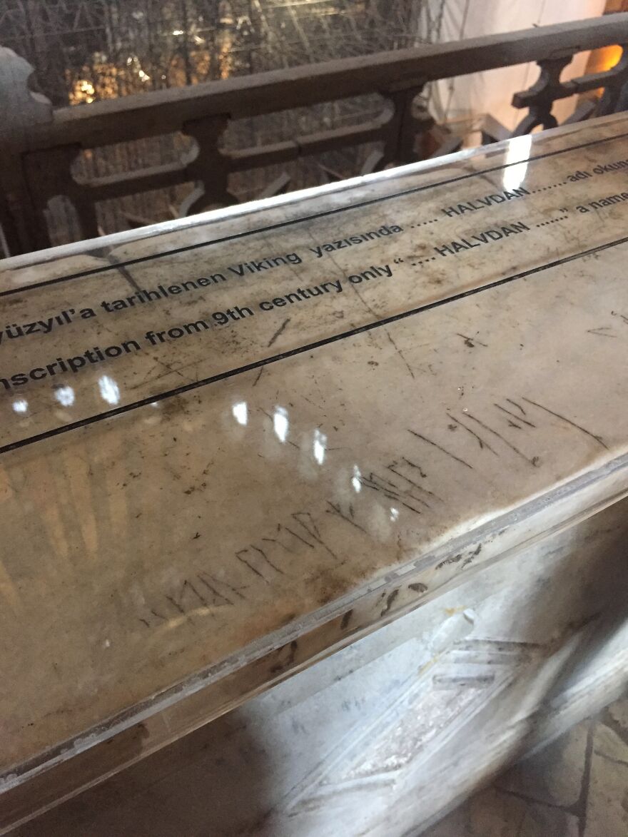 Viking Runes In The Hagia Sophia