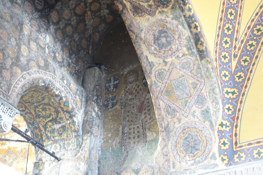 Hidden Mosaic Of A Byzantine Emperor