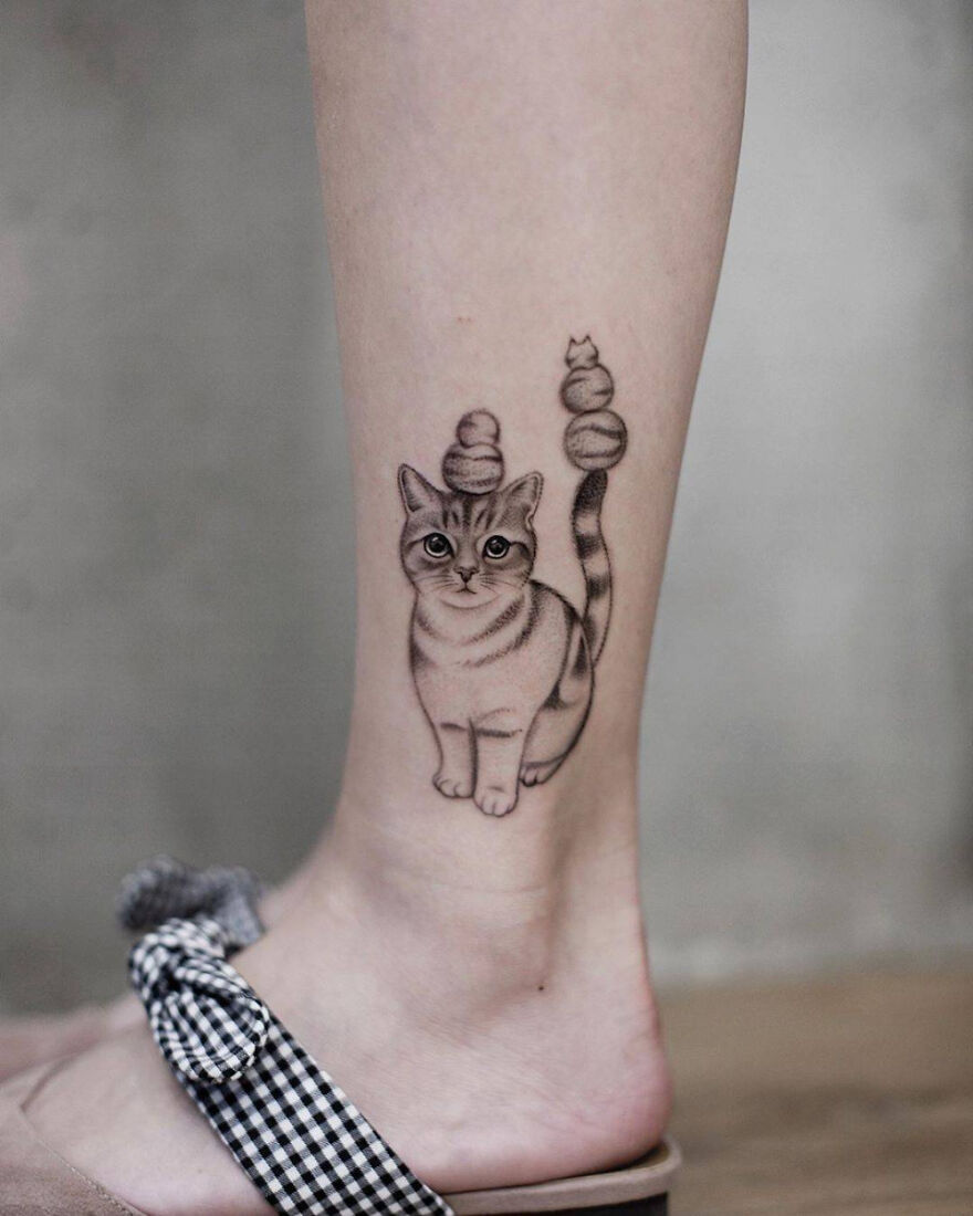 How Much Do People Love Cats? These Tattoos Show Examples Of That
