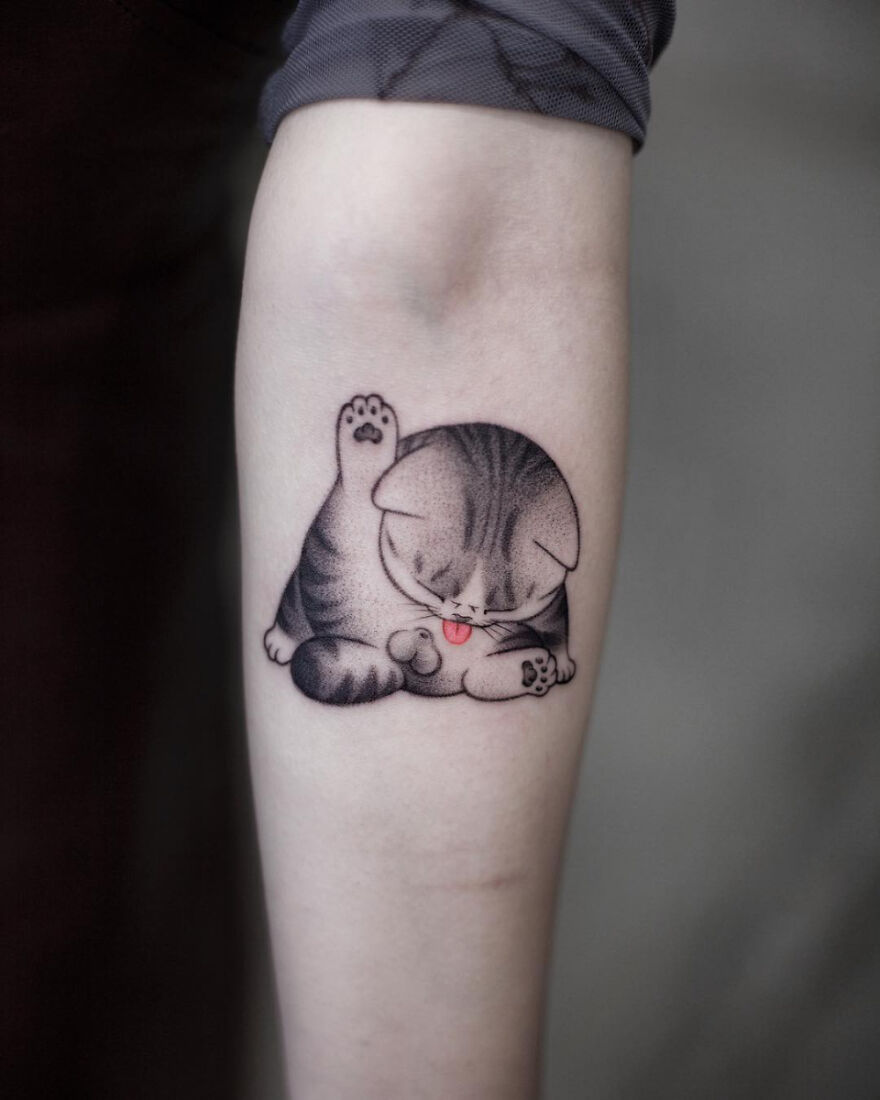How Much Do People Love Cats? These Tattoos Show Examples Of That