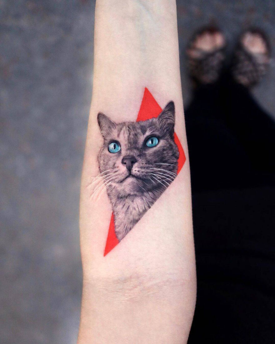 How Much Do People Love Cats? These Tattoos Show Examples Of That