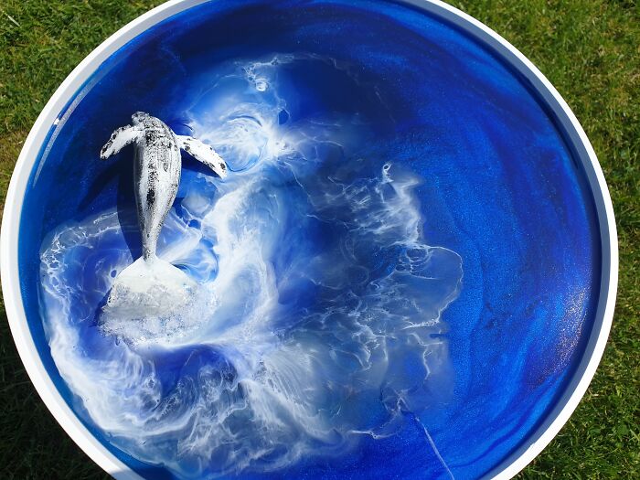 I Create Coffee Tables With Sculpted And Finely Painted Marine Creatures And Corals (13 Pics)