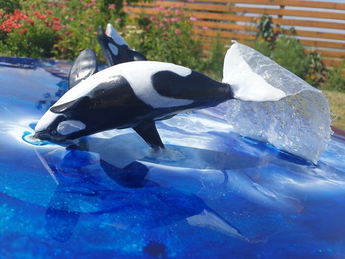 I Create Coffee Tables With Sculpted And Finely Painted Marine Creatures And Corals (13 Pics)