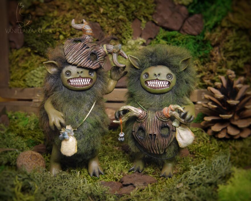 I Make These Little Forest Creatures Inspired By Nature And Fantasy.