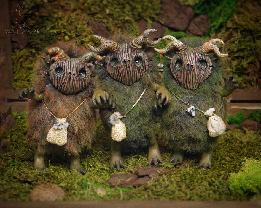 I Make These Little Forest Creatures Inspired By Nature And Fantasy.
