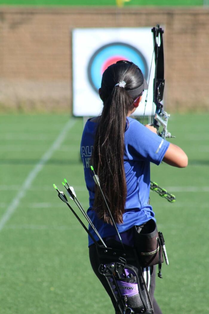 Training Archery!! I Love It Since I Was 4, This One Is One Of My Favorite Photos