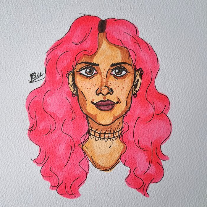 Pink Hair Girl