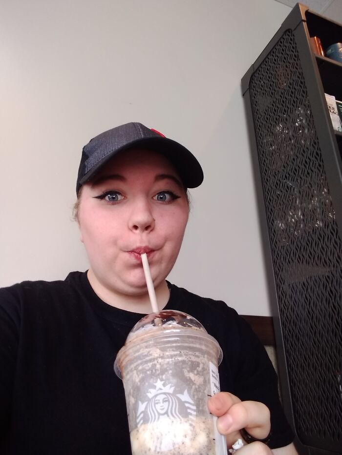 Last Time I Did My Makeup. I Was At Starbucks Before Work Lol