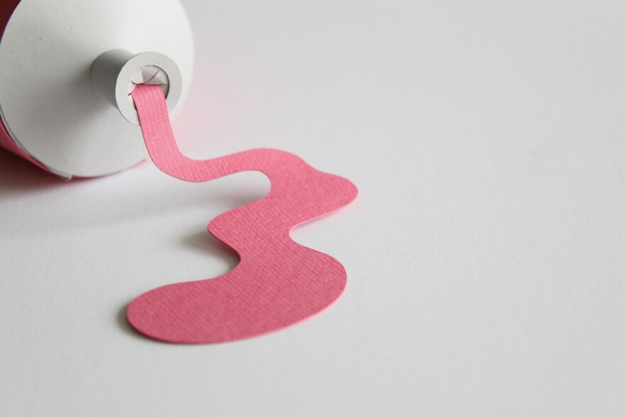 Dripping Creativity: I Replicated Paint With Paper (7 Pics)