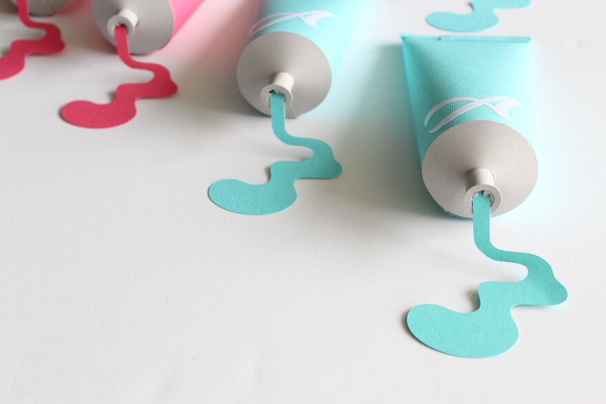 Dripping Creativity: I Replicated Paint With Paper (7 Pics)