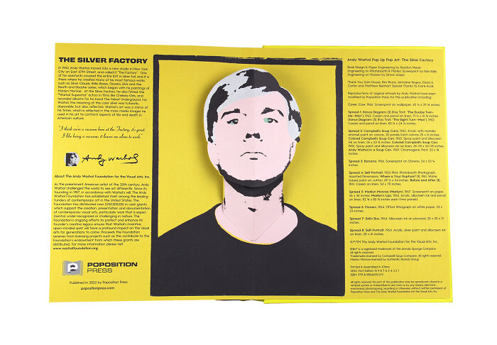 I'm A Pop Up Book Publisher And Here's My Latest Project: Andy Warhol's Pop Up Pop Art (14 Pics)