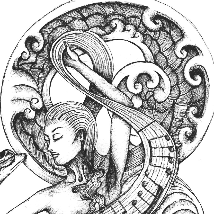 La Tempesta Di Mare: My Illustration Inspired By Vivaldi La Tempesta Di Mare: My Illustration Inspired By Vivaldi