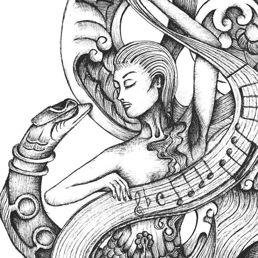 La Tempesta Di Mare: My Illustration Inspired By Vivaldi La Tempesta Di Mare: My Illustration Inspired By Vivaldi