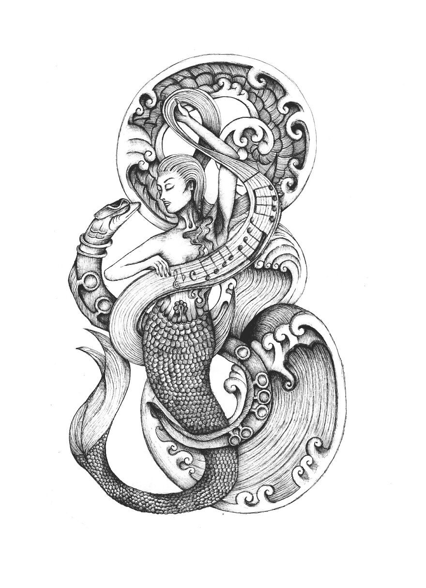 La Tempesta Di Mare: My Illustration Inspired By Vivaldi La Tempesta Di Mare: My Illustration Inspired By Vivaldi