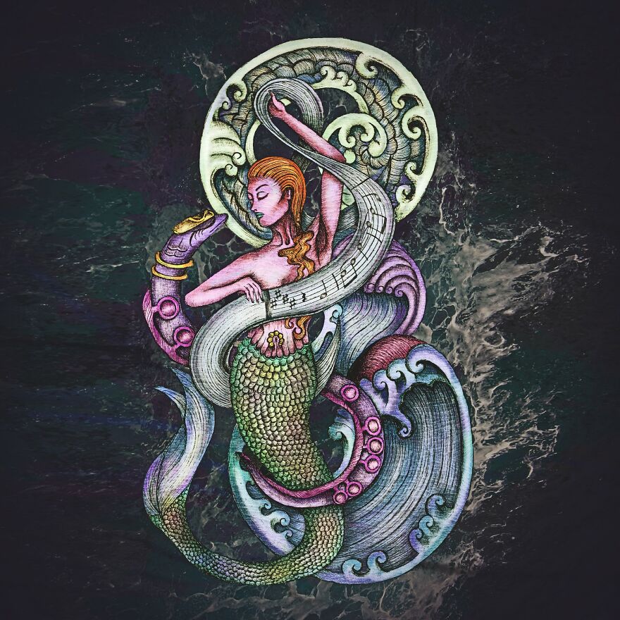 La Tempesta Di Mare: My Illustration Inspired By Vivaldi La Tempesta Di Mare: My Illustration Inspired By Vivaldi